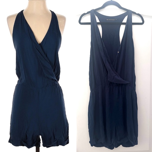 Vix Paula Hermanny Elegant Navy Sleeveless romper L - Picture 1 of 4
